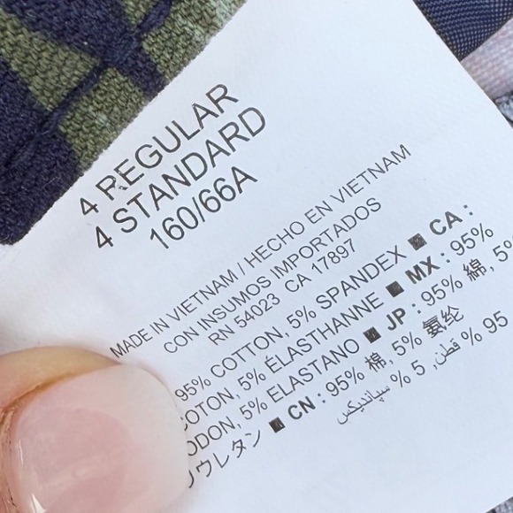 Old Navy Floral Print Ankle‎ Pants Stretch Casual Career Black White Size 4 - Picture 2 of 7